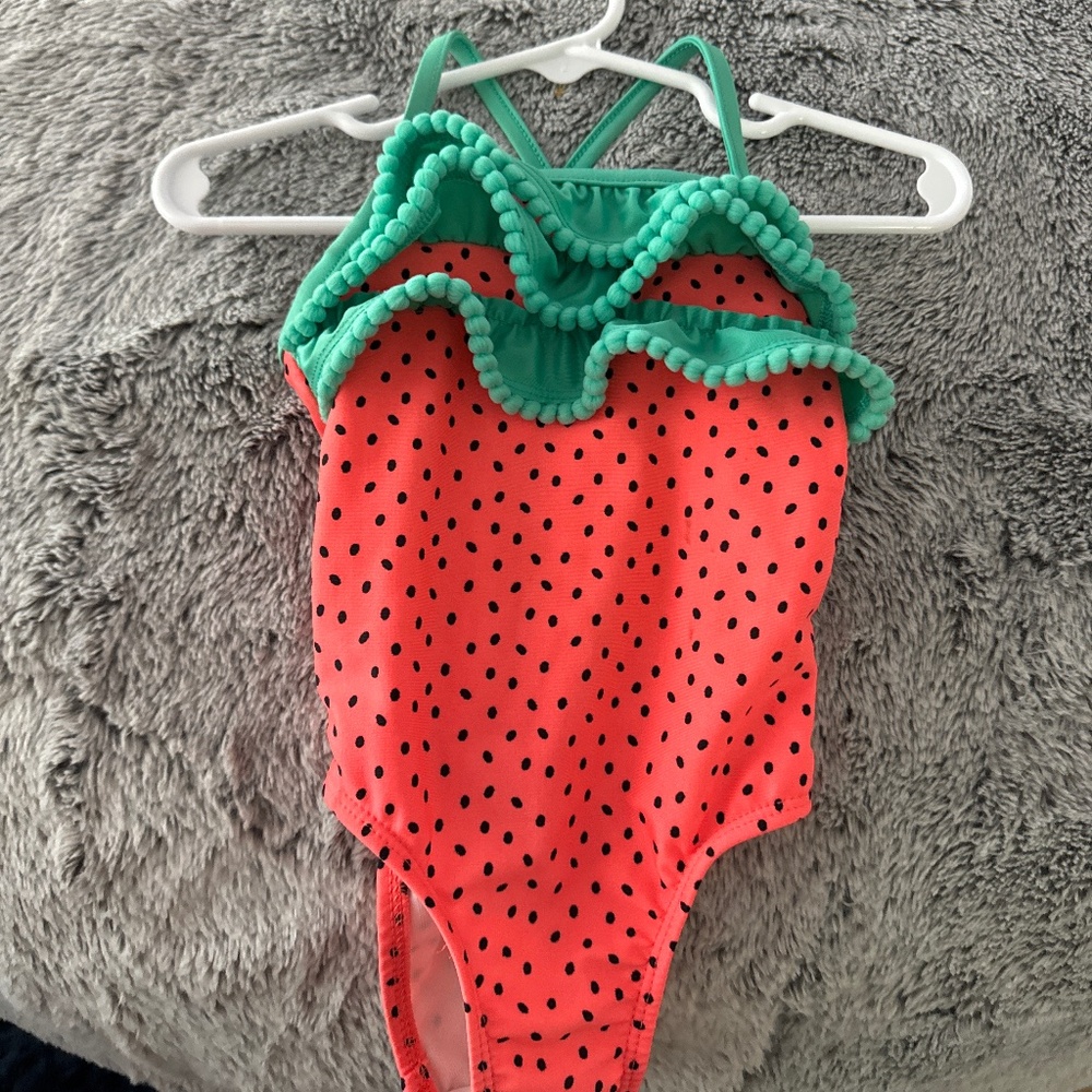 Cat & Jack Watermelon Bathing Suit (12 mo.)